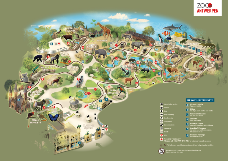 Plan Antwerp ZOO