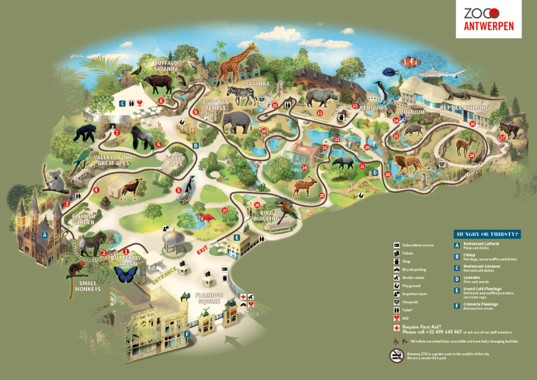Plan Antwerp ZOO